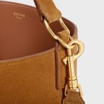 MEDIUM LOUISE BAG IN SUEDE CALFSKIN PECAN - Image 4